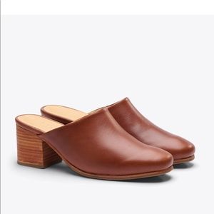 Nisolo All-Day Heeled Mules Brandy 7